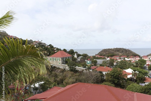 Landscape of Gustavia in Saint Barthelemy photo