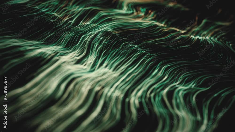 Abstract Flowing Lines Background/ Animation of an abstract background with waving light stroke patterns and depth of field Abstract Flowing Lines Background/ Animation of an abstract background with waving light stroke patterns and depth of field