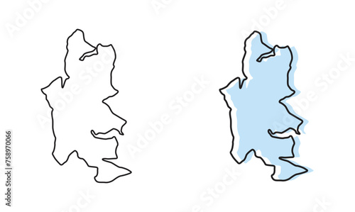 bainbridge island map, bainbridge island vector, bainbridge island outline, bainbridge island