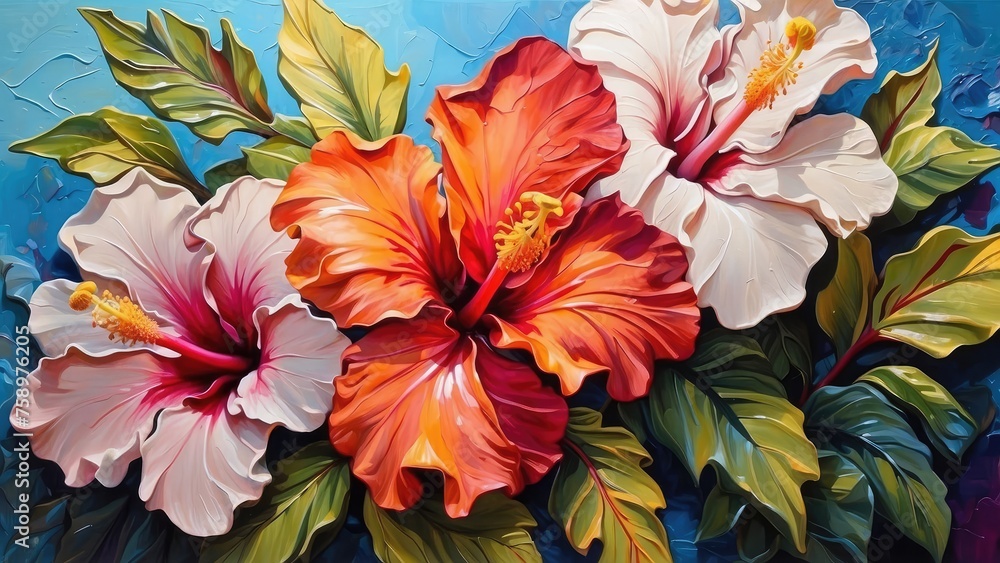 hibiscus background wallpaper with acrylic texture, hd wallpaper hibiscus flowers hibiscus background wallpaper with acrylic texture, hd wallpaper hibiscus flowers