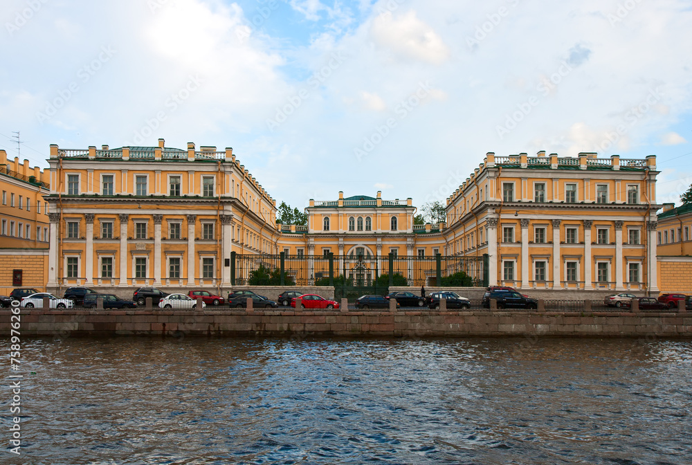 Mansion G.R. Derzhavin in St. Petersburg, on the Fontanka embankment