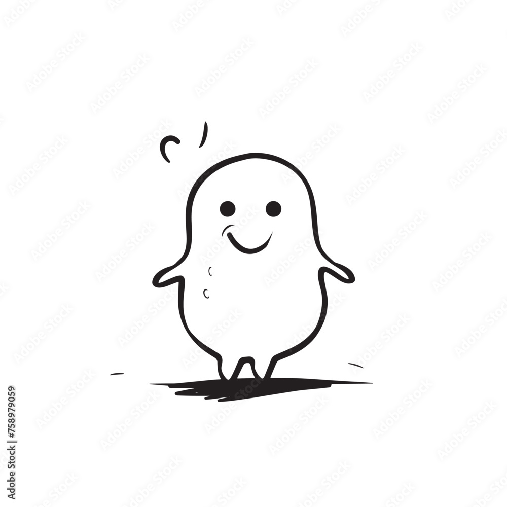 Single Line Humorous Vector Art Single Line Humorous Vector Art