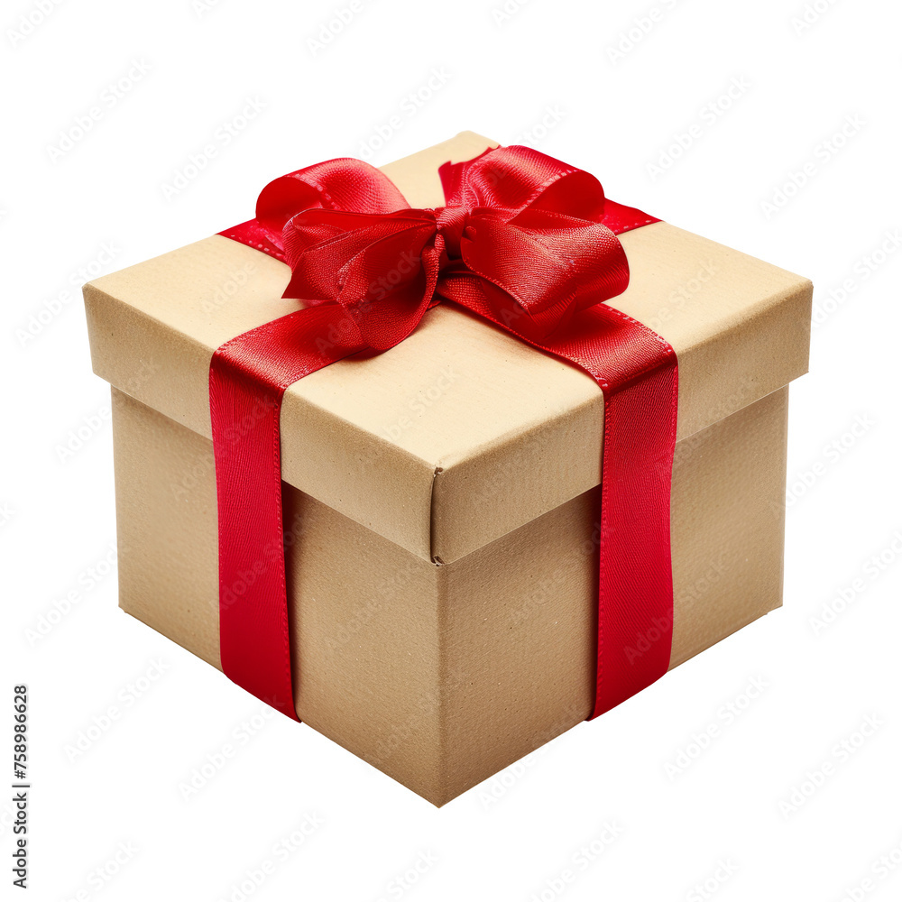 red gift box with ribbon red gift box with ribbon