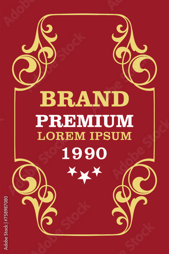 Old World Charm Label Design