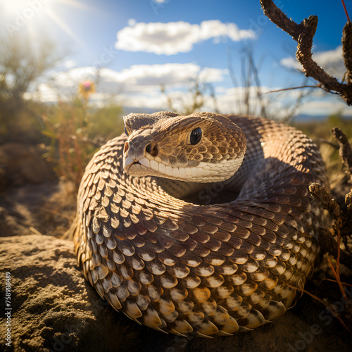 Snake in the desert © Nadim's Works