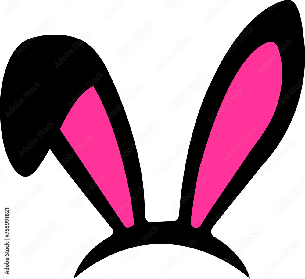 Easter Bunny Ears clip art design on plain white transparent isolated background for card, shirt, hoodie, sweatshirt, apparel, tag, mug, icon, poster or badge Easter Bunny Ears clip art design on plain white transparent isolated background for card, shirt, hoodie, sweatshirt, apparel, tag, mug, icon, poster or badge