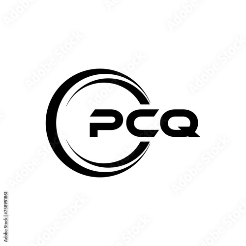 PCQ Letter Logo Design, Inspiration for a Unique Identity. Modern Elegance and Creative Design. Watermark Your Success with the Striking this Logo. photo