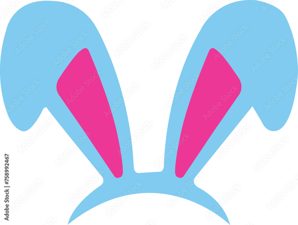 Easter Bunny Ears clip art design on plain white transparent isolated background for card, shirt, hoodie, sweatshirt, apparel, tag, mug, icon, poster or badge Easter Bunny Ears clip art design on plain white transparent isolated background for card, shirt, hoodie, sweatshirt, apparel, tag, mug, icon, poster or badge