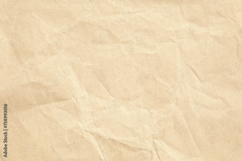 Crumpled brown background paper texture Crumpled brown background paper texture
