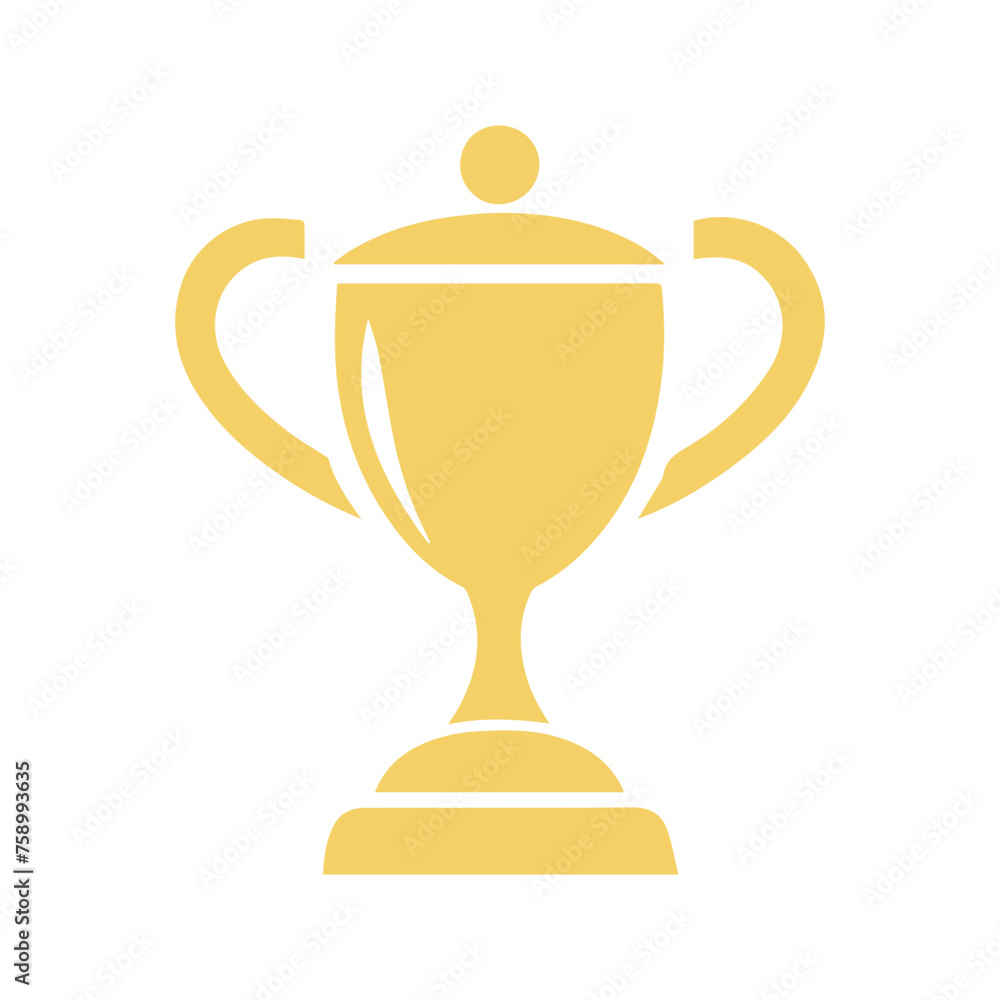 Fototapeta premium trophy icon in trendy flat style