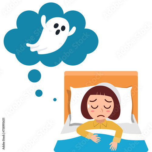 Kids having bad dream