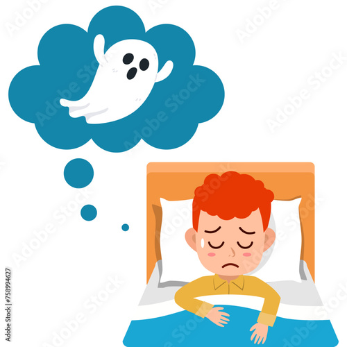 Kids having bad dream