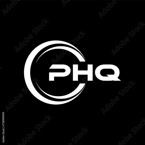 PHQ Letter Logo Design, Inspiration for a Unique Identity. Modern Elegance and Creative Design. Watermark Your Success with the Striking this Logo.