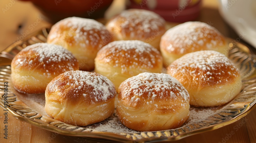 Soft round pastry