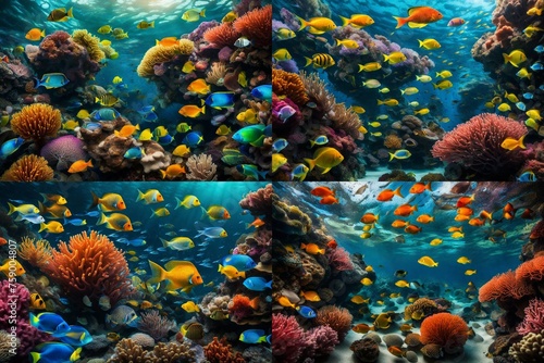coral reef and fish © Imran