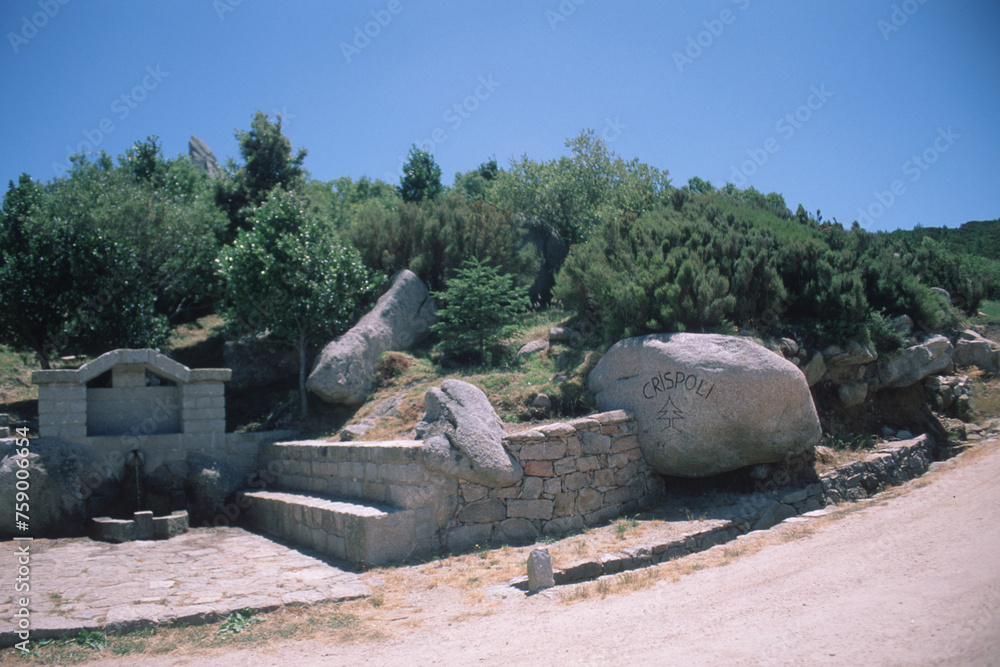 Source Crispoli Monte Limbara Gallura, Sardinia, Italy Source Crispoli Monte Limbara Gallura, Sardinia, Italy