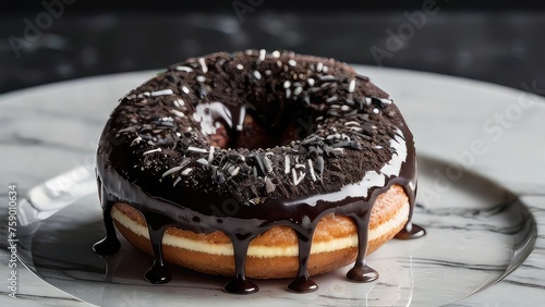 chocolate cake on a plate