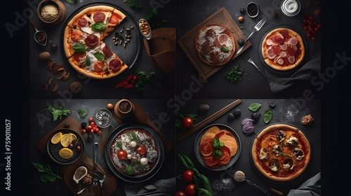 food and drink menus pizza © Oleksandr