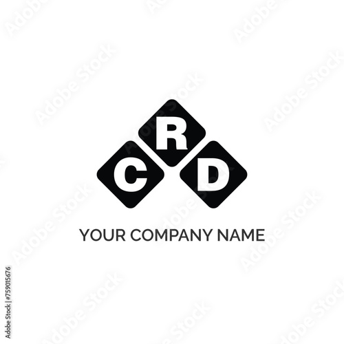 CRD letter logo design on white background. CRD logo. CRD creative initials letter Monogram logo icon concept. CRD letter design