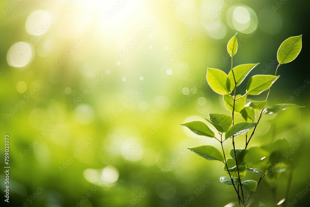 Embrace the renewal of nature with a bokeh background of fresh green leaves and sunlight filtering through. Embrace the renewal of nature with a bokeh background of fresh green leaves and sunlight filtering through.