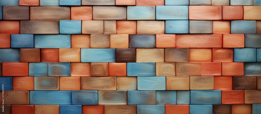 Ceramic brick tile wall pattern Ceramic brick tile wall pattern