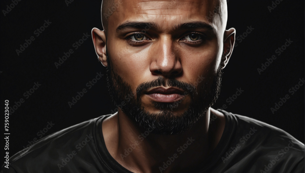 Obraz premium HD man portrait ,man, portrait, HD, male