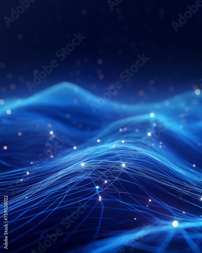 Abstract digital background. Big data visualization. Network connection structure. 