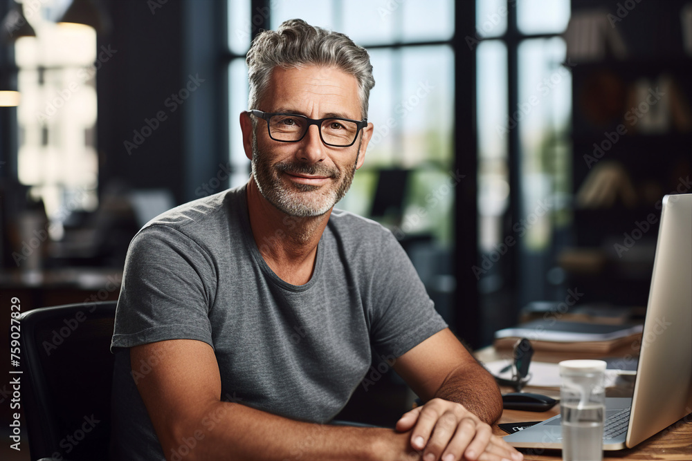 Fototapeta premium Business people programmers meeting conference against hackers criminals Generative AI