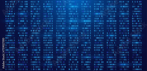Abstract Technology Machine Code Background. Random Binary Hexadecimal Code. Matrix with Digits. Vector Illustration. Hacking, Cryptography, Malware, Reverse Engineering, Data Analysis Backdrop.