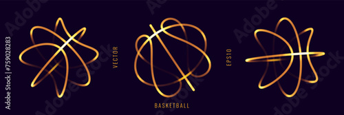 Wireframe Particles Illustration. Abstract 3D Sphere Sport Design. Futuristic Style. Vector Background.