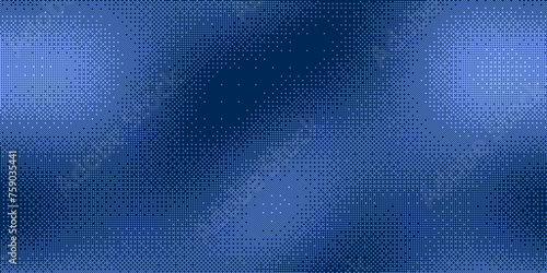Pixel Art Dither Ocean Texture. Bitmap 8-bit Style Noise Pixel Art Background. Vector Illustration. Vintage Retro Console Game Pixel Background.