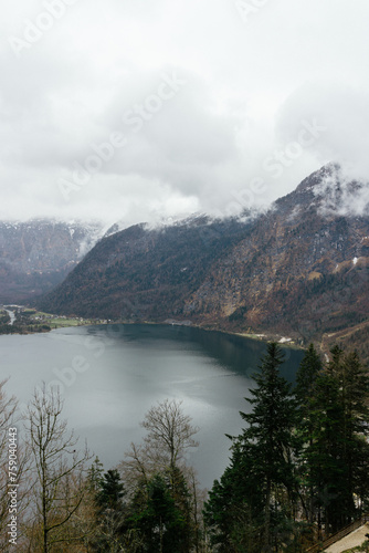 lake and mountains