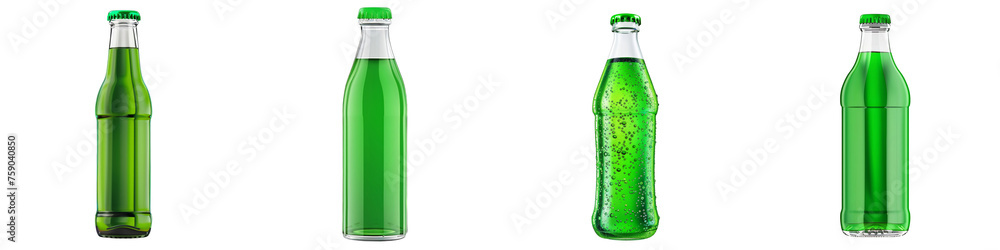 Soda bottle with Green drink clipart collection, vector, icons isolated on transparent background Soda bottle with Green drink clipart collection, vector, icons isolated on transparent background