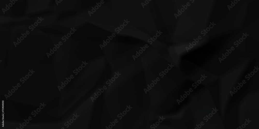 Dark black wrinkly backdrop paper background. panorama grunge wrinkly paper texture background, crumpled pattern texture. black paper crumpled texture. black fabric crushed textured crumpled. Dark black wrinkly backdrop paper background. panorama grunge wrinkly paper texture background, crumpled pattern texture. black paper crumpled texture. black fabric crushed textured crumpled.