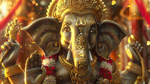 Pancha Ganapati: A Joyous Five Day Hindu Celebration Revering the Elephant-Headed Deity Ganesha © Lila Patel