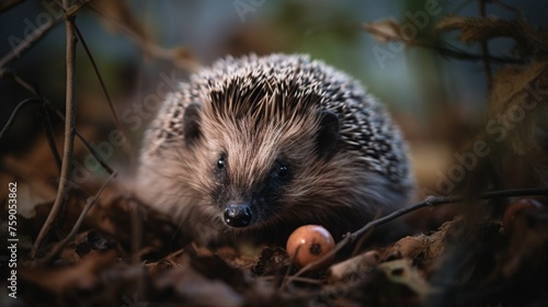 hedgehog in the garden