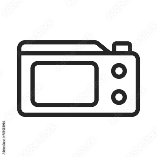 Photography camera icon vector. photo illustration sign. focus symbol.