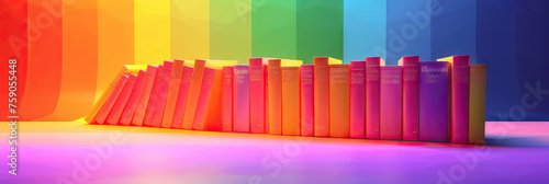 Rainbow Book Club is a literary community that explores LGBTQ+ literature, authors, and themes, fostering discussion, connection, and understanding through the power of storytelling. photo