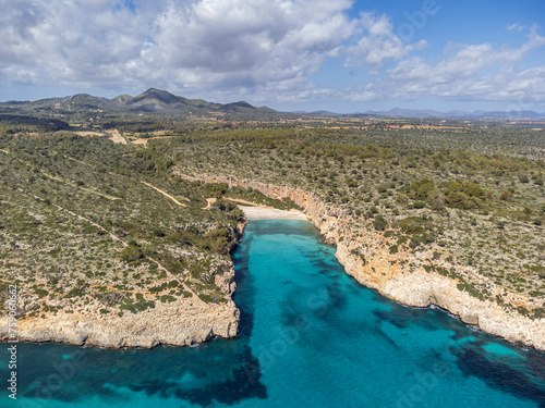 Cala Magraner, Manacor coast, Majorca, Balearic Islands, Spain