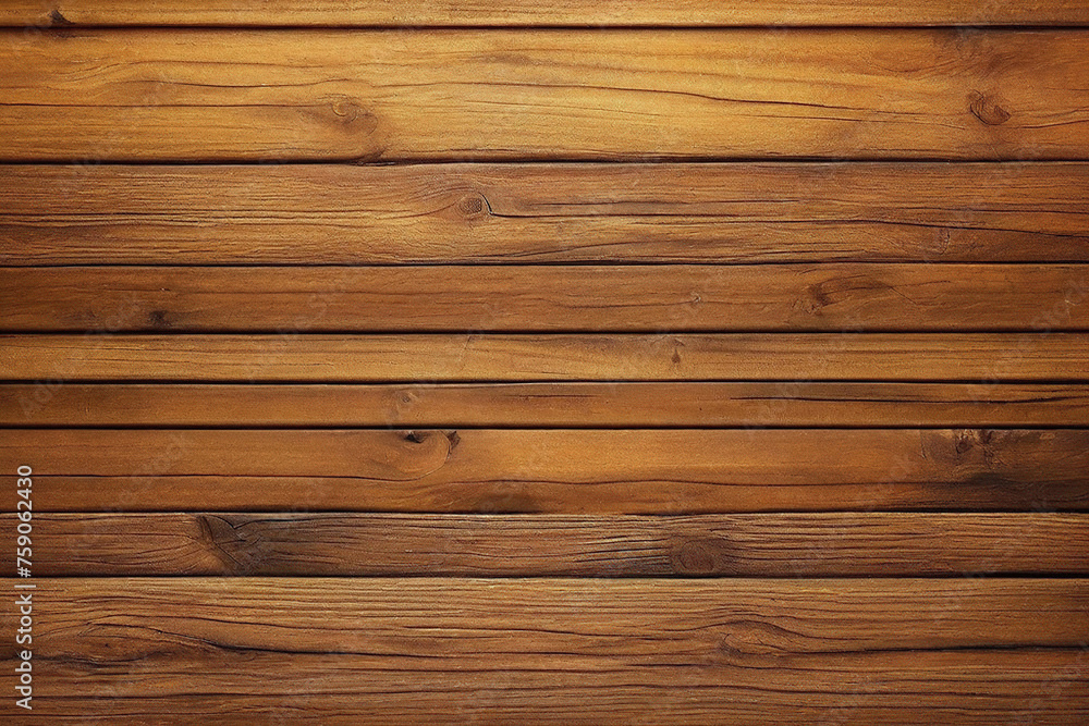 Fototapeta premium brown wood wall wooden plank board texture background with grains and structures