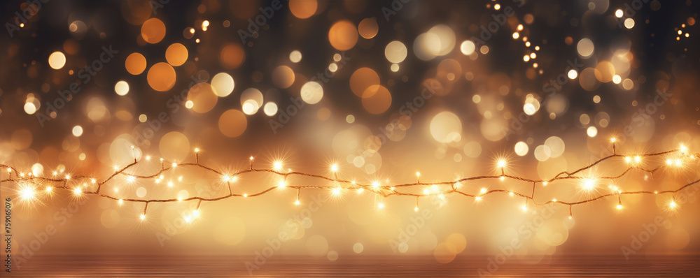 Beautiful lights decoration for Christmas or New Year holiday. Photography for background Beautiful lights decoration for Christmas or New Year holiday. Photography for background