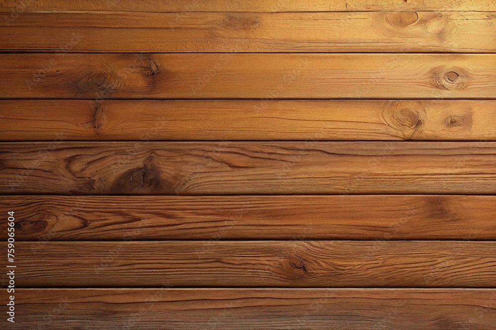 Naklejka premium brown wood wall wooden plank board texture background with grains and structures