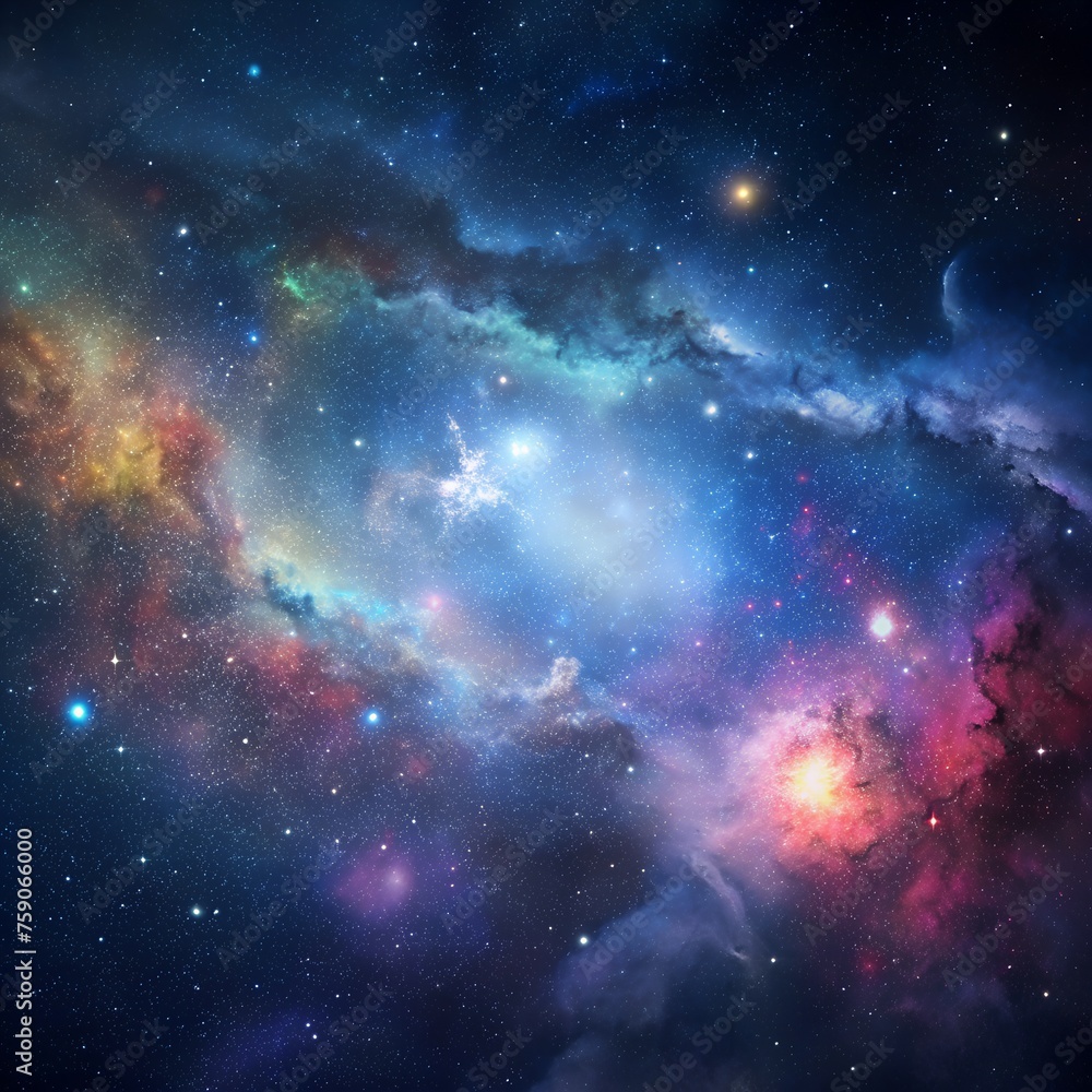 Obraz premium Galaxy and space-themed background