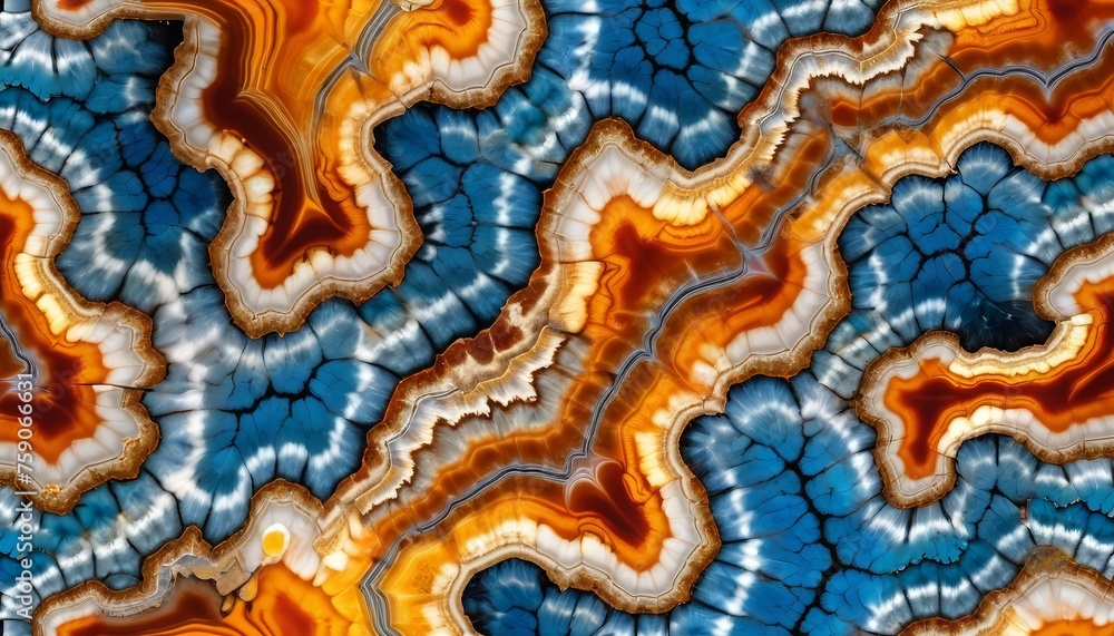 custom made wallpaper toronto digitalAgate Tiger. Intriguing Fusion of Textures and Patterns