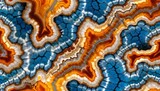 Agate Tiger. Intriguing Fusion of Textures and Patterns