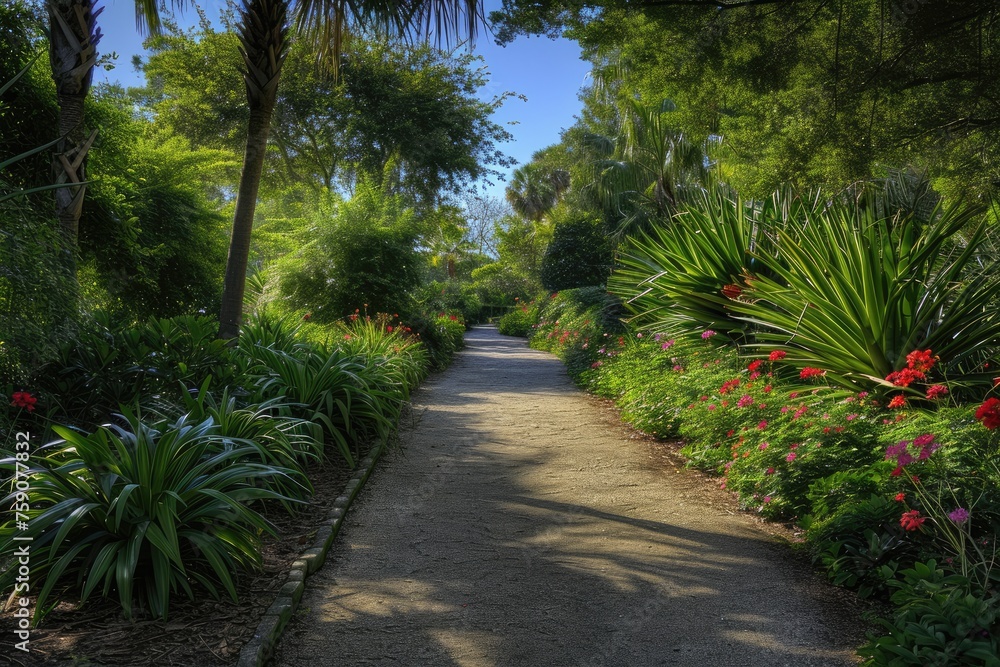 Botanical garden stroll, nature's wonders photography