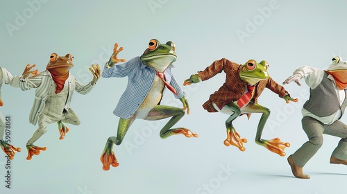 Froggy Fashionistas: The Leap into Style
