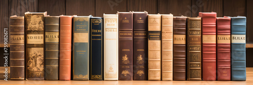 A Collection of Knowledge: DK Books on a Wooden Shelf