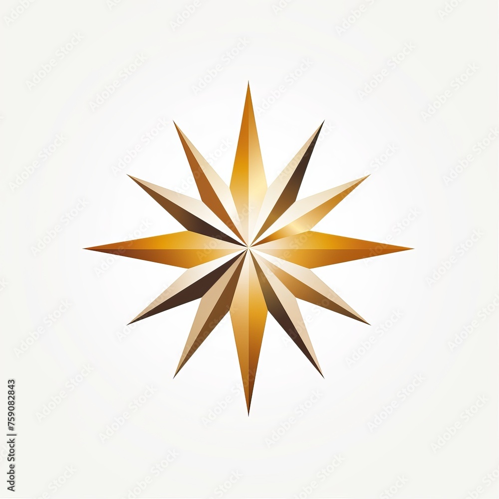 Abstract Geometric Star Logo Abstract Geometric Star Logo