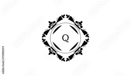 Elegant Anniversary Card Alphabetical Logo